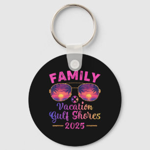 Family Vacation 2025 Sungles Alabama Gulf Shores B Key Ring