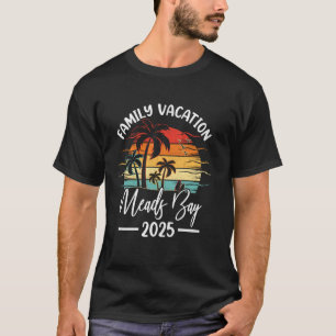 Family Vacation 2025 Vintage Anguilla Meads Bay Be T-Shirt