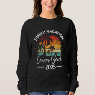Family Vacation 2025 Vintage Oregon Cannon Beach Sweatshirt