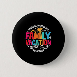 Family Vacation 2026 Beach Matching Family Summer  6 Cm Round Badge
