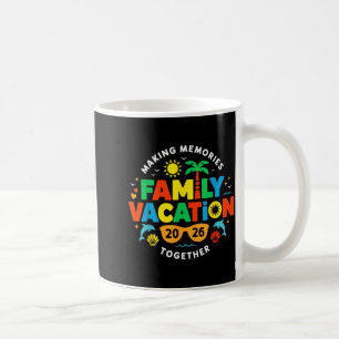 Family Vacation 2026 Beach Matching Family Summer Coffee Mug