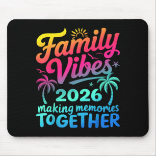 Family Vacation 2026 Beach Matching Family Summer Mouse Pad