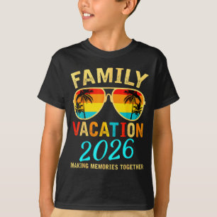 Family Vacation 2026 Beach Matching Summer Vacatio T-Shirt