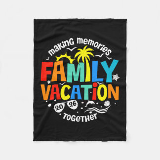 Family Vacation 2026 Fleece Blanket
