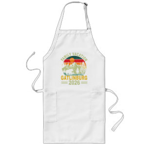Family Vacation 2026 Gatlinburg Tennessee Long Apron