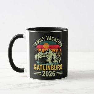 Family Vacation 2026 Gatlinburg Tennessee Mug