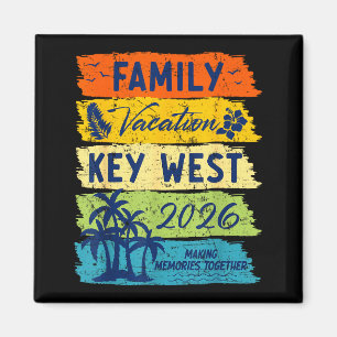 Family Vacation 2026 Key West Matching Summer Vaca Magnet