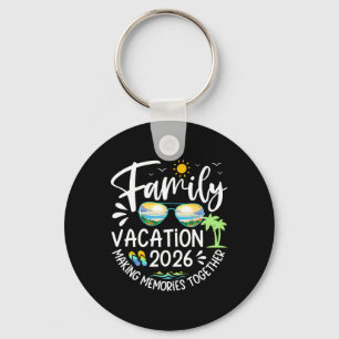 Family Vacation 2026 Making Memories Funny Beach C Key Ring
