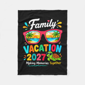 Family vacation 2026 summer beach family trips fleece blanket