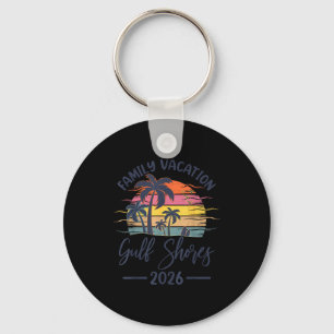Family Vacation 2026 Summer Vibes Alabama Gulf Sho Key Ring