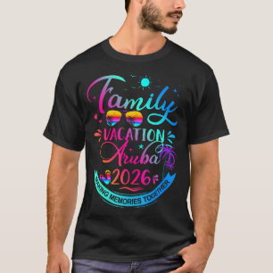 Family Vacation Aruba 2026 Palm Tree T-Shirt