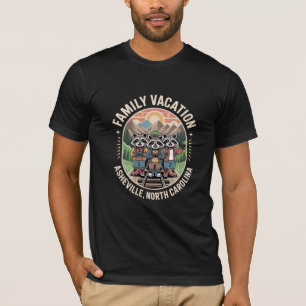 Family Vacation Asheville North Carolina Matching T-Shirt