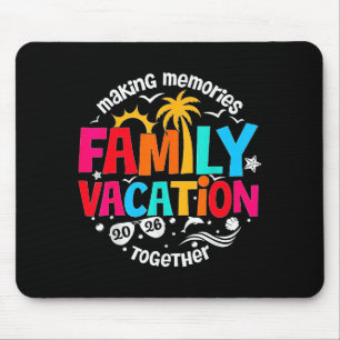Family Vacation Beach Matching Family Summer Vibes Mouse Pad