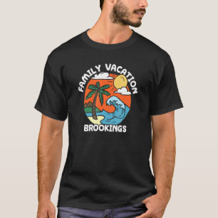 Family Vacation Brookings Beach Oregon Beach Bum T-Shirt