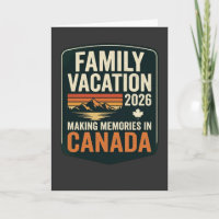 Family Vacation Canada 2026 Making Memories Tee