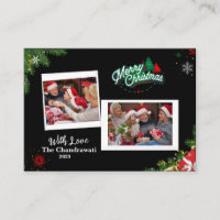 Family vacation card, Merry Christmas!