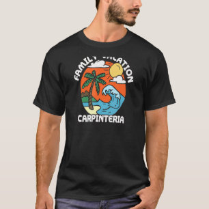 Family Vacation Carpinteria Beach California Beach T-Shirt