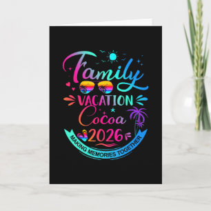Family Vacation Cocoa 2026 Palm Tree Gift Card