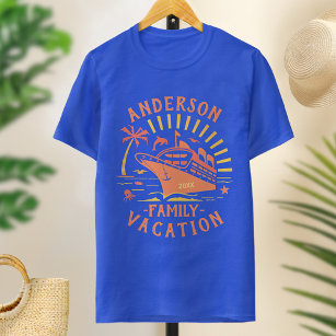 Family Vacation Cruise Ship Trip   Personalised V1 T-Shirt