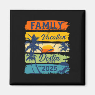 Family Vacation Destin Florida 2025 Matching Famil Magnet