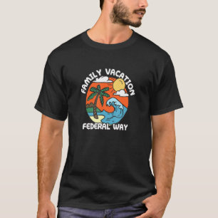 Family Vacation Federal Way Beach Washington Beach T-Shirt