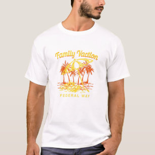 Family Vacation Federal Way Keepsake Washington Re T-Shirt