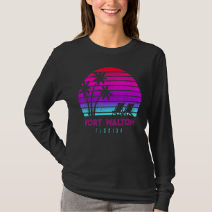 Family Vacation Florida Fort Walton Sunset Beach T-Shirt