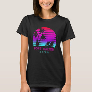 Family Vacation Florida Fort Walton Sunset Beach T-Shirt