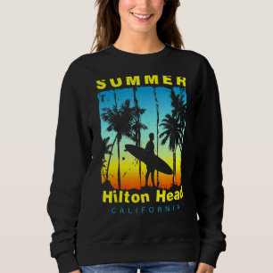 Family Vacation Florida Hilton Head Sunset Beach 1 Sweatshirt