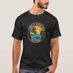 Family Vacation Freeport Beach Maine Beach Bum Sum T-Shirt