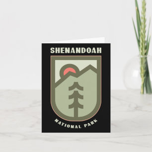 Family Vacation Gift - Shenandoah National Park  Card