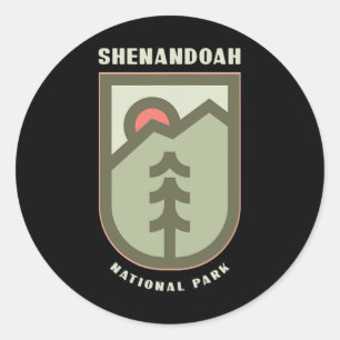 Family Vacation Gift - Shenandoah National Park Classic Round Sticker