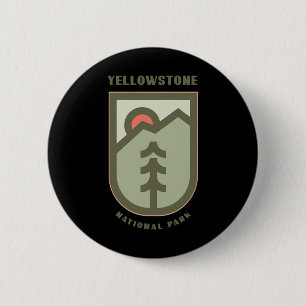 Family Vacation Gift - Yellowstone National Park 6 Cm Round Badge