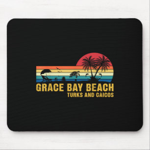 Family Vacation Grace Bay Beach Turks & Caicos Mouse Pad