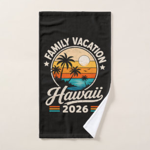 Family Vacation Hawaii 2026 Hand Towel
