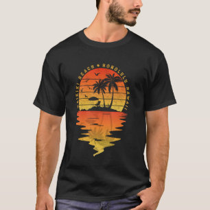 Family Vacation Hawaii Waikiki Beach HI Vintage Pa T-Shirt