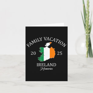 Family Vacation Ireland 2025 Family Travel Squad  Card