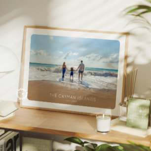 Family Vacation Landscape Poster