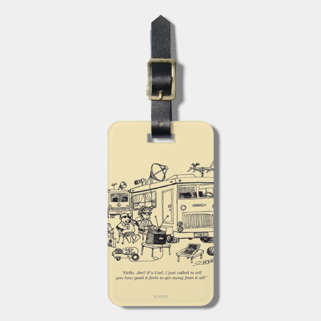 Family Vacation Luggage Tag (Front Vertical)