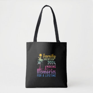 Family Vacation Making Memories Lifetime Tote Bag