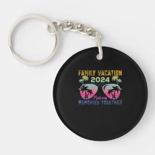 Family Vacation Making Memories Together Key Ring