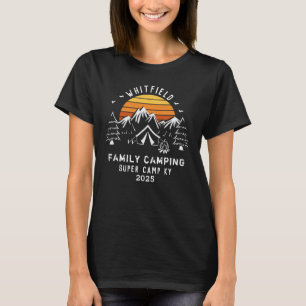 Family Vacation Matching Camping Personalised  T-Shirt