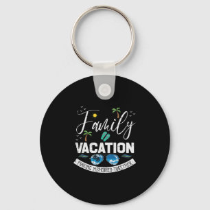 Family Vacation Memories Together Match Men Women Key Ring