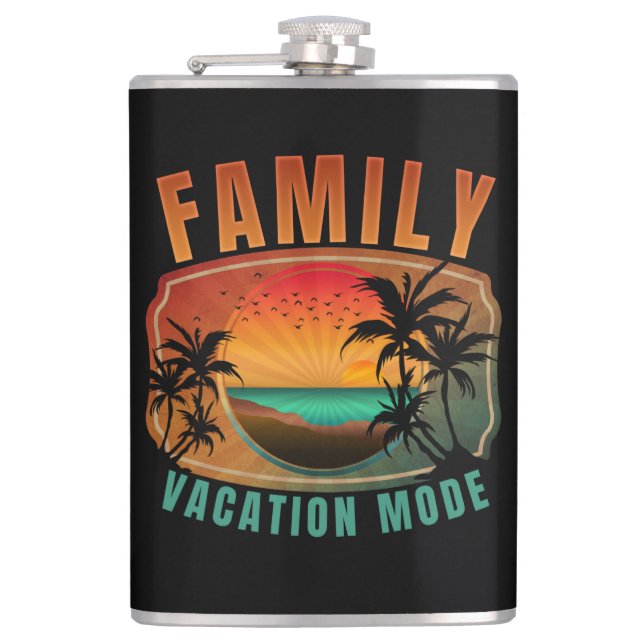 FAMILY VACATION MODE HIP FLASK (Front)