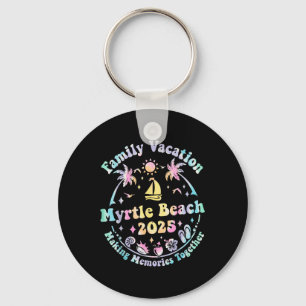 Family Vacation Myrtle Beach 2025 Matching Summer  Key Ring