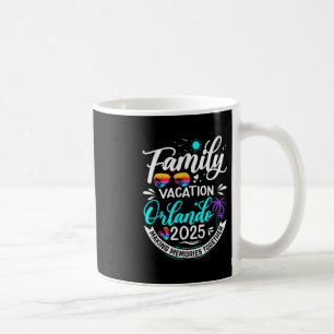 Family Vacation Orlando 2025 Beach Summer Vacation Coffee Mug
