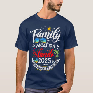 Family Vacation Orlando 2025 Beach Summer Vacation T-Shirt