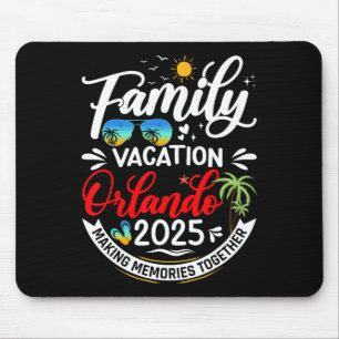 Family Vacation Orlando 2025 Matching Vacation 202 Mouse Pad
