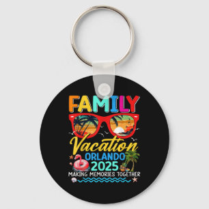 Family Vacation Orlando 2025 Summer Matching Group Key Ring