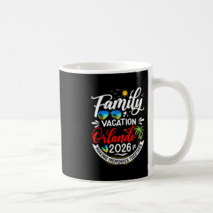 Family Vacation Orlando 2026 Beach Summer Vacation Coffee Mug